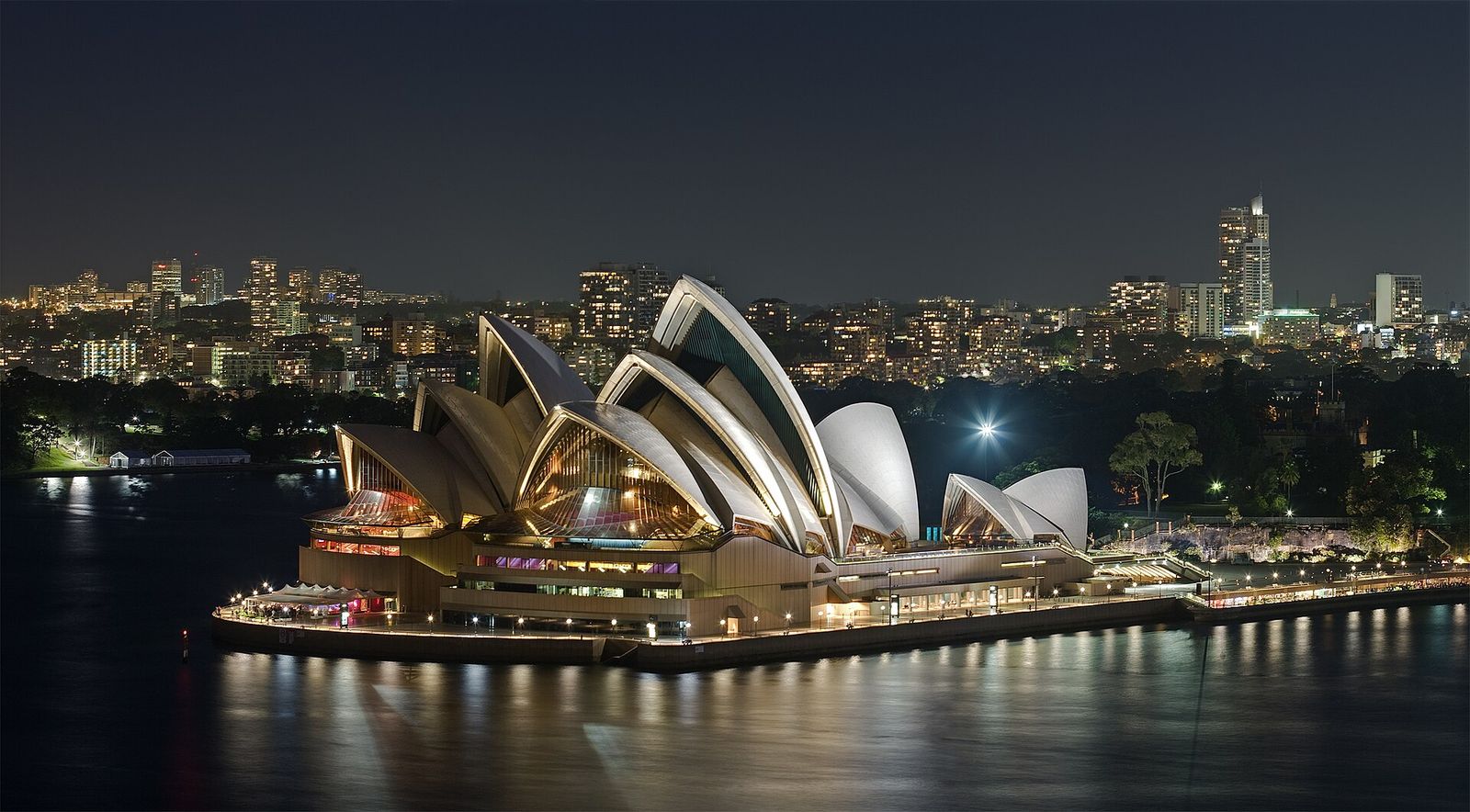 Gece Sidney Opera Binası