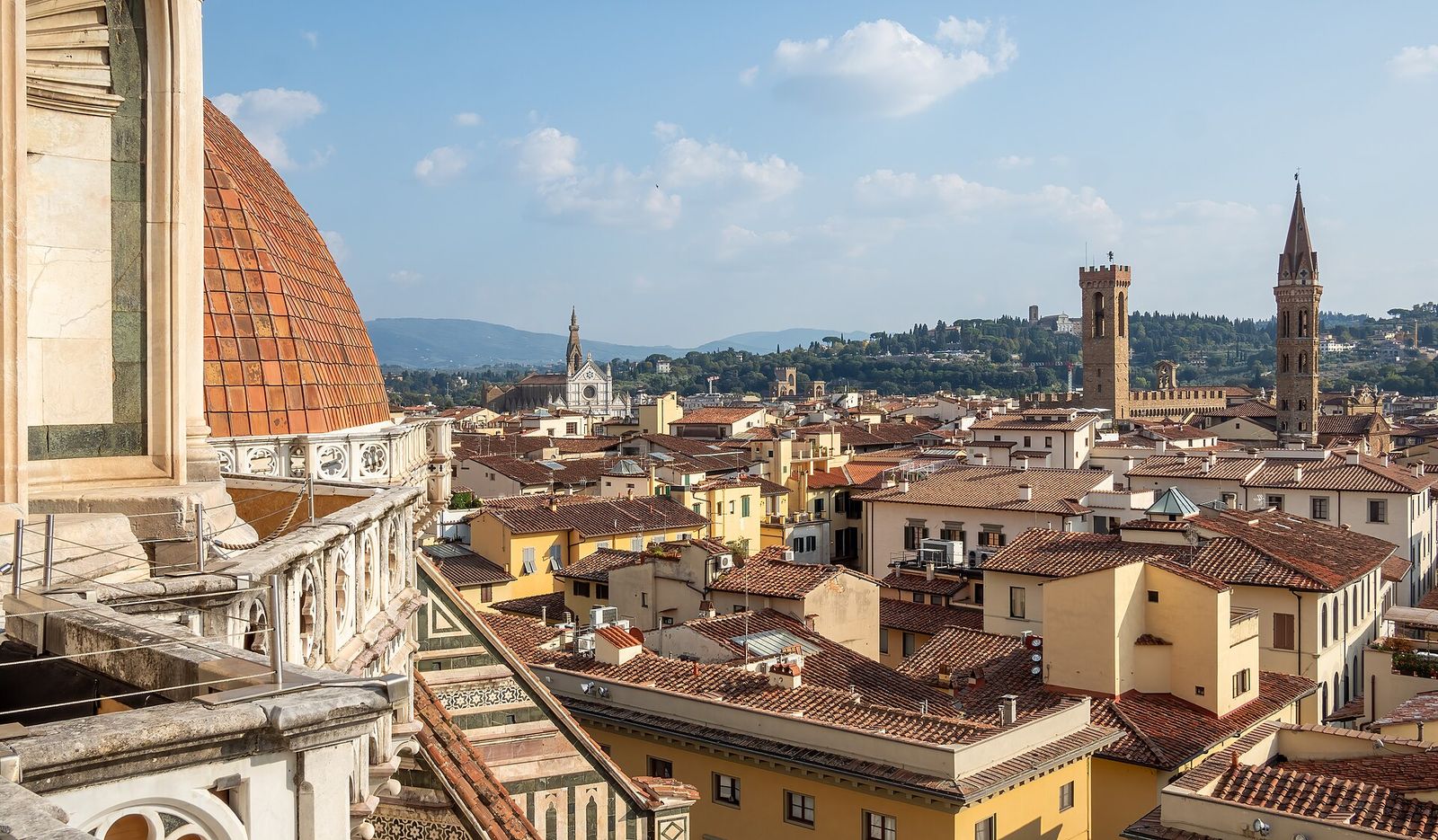 Vista de Florencia desde la terraza del Duomo