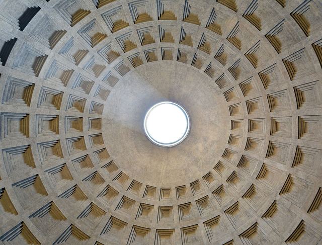 Roma Pantheon’un kubbesi ve oculus