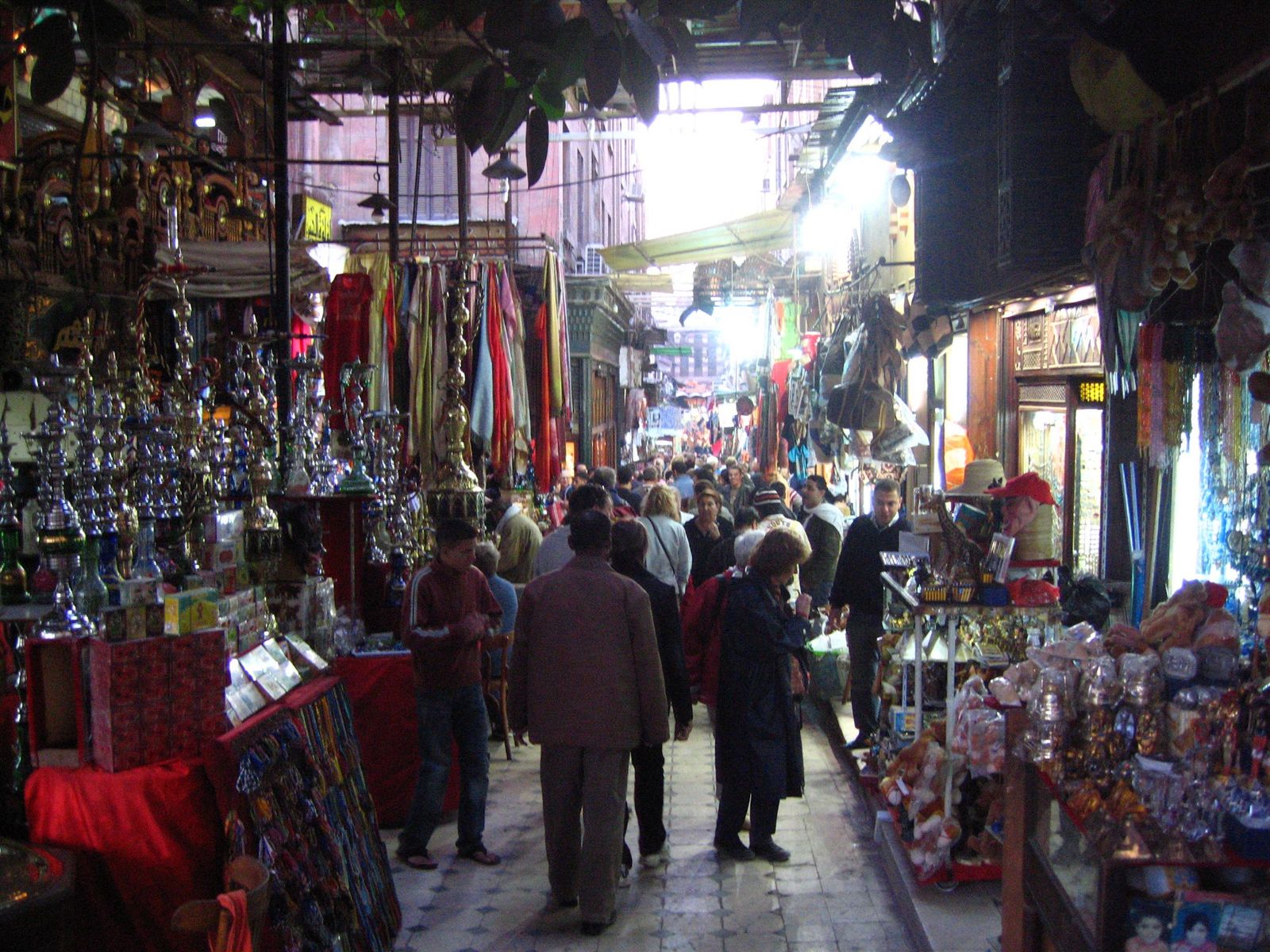 Der Basar Khan el-Khalili in Kairo
